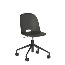 Load image into Gallery viewer, Alfi Work Swivel Chair with Casters Emeco Dark Grey 
