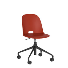 Load image into Gallery viewer, Alfi Work Swivel Chair with Casters Emeco Red 
