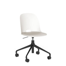Load image into Gallery viewer, Alfi Work Swivel Chair with Casters Emeco White 
