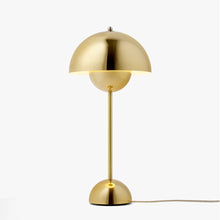 Load image into Gallery viewer, Flower Pot Table Lamp VP3 Table &amp; Desk Lamps Ameico Brass Plated 
