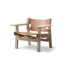 Load image into Gallery viewer, Spanish Lounge Chair Lounge Chairs Fredericia Natural Saddle 
