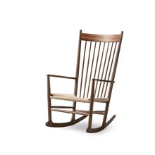 Load image into Gallery viewer, Wegner J16 Rocking Chair Lounge Chairs Fredericia Walnut Lacquered 
