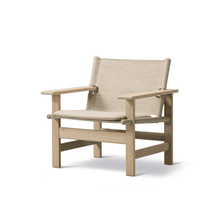 Load image into Gallery viewer, The Canvas Chair Lounge Chairs Fredericia Oak Light Oiled Natural Canvas 
