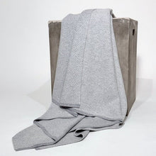 Load image into Gallery viewer, Gray &amp; White Fine Taiga Throw Hangai Mountain Textiles 
