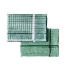 Load image into Gallery viewer, Found Towels with Crosshatch and Stripe, Set of 2 Sir|Madam 
