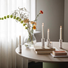 Load image into Gallery viewer, Bernadotte Tealight &amp; Taper Candle Holders - Set of 3 Georg Jensen 

