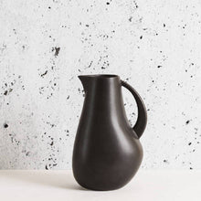 Load image into Gallery viewer, Stoneware Pitcher | Kuduo 64 Oz Drinkware Powered by People Matte Black 
