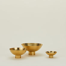 Load image into Gallery viewer, Essential Footed Bowl Catchalls Hawkins New York Brass Small 
