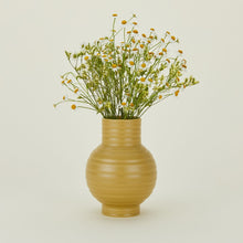 Load image into Gallery viewer, Essential Ceramic Vase Vases Hawkins New York Mustard Large 
