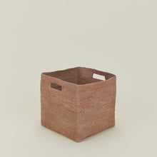 Load image into Gallery viewer, Essential Square Basket Baskets Hawkins New York Blush 
