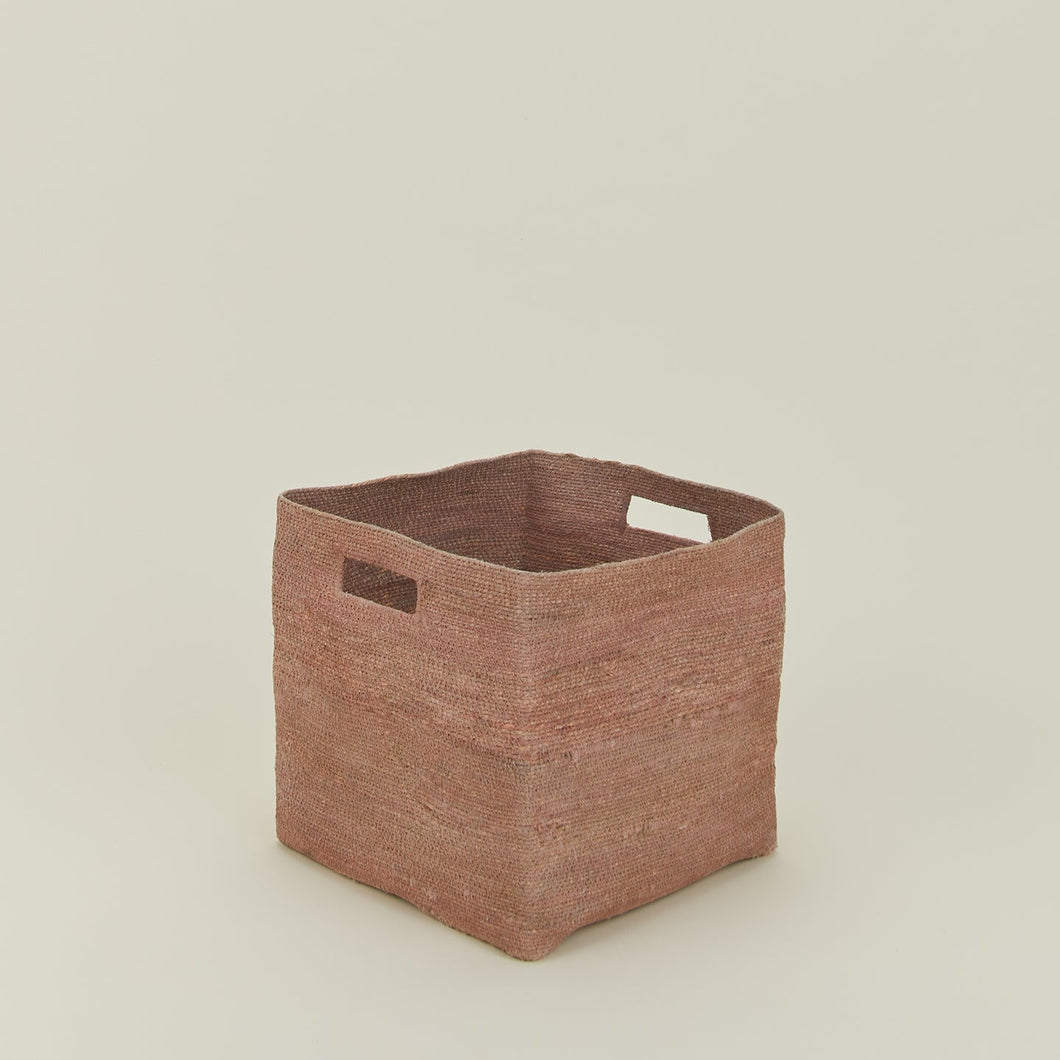 Essential Square Basket Baskets Hawkins New York Blush 