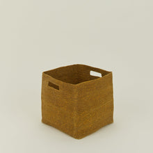 Load image into Gallery viewer, Essential Square Basket Baskets Hawkins New York Mustard 

