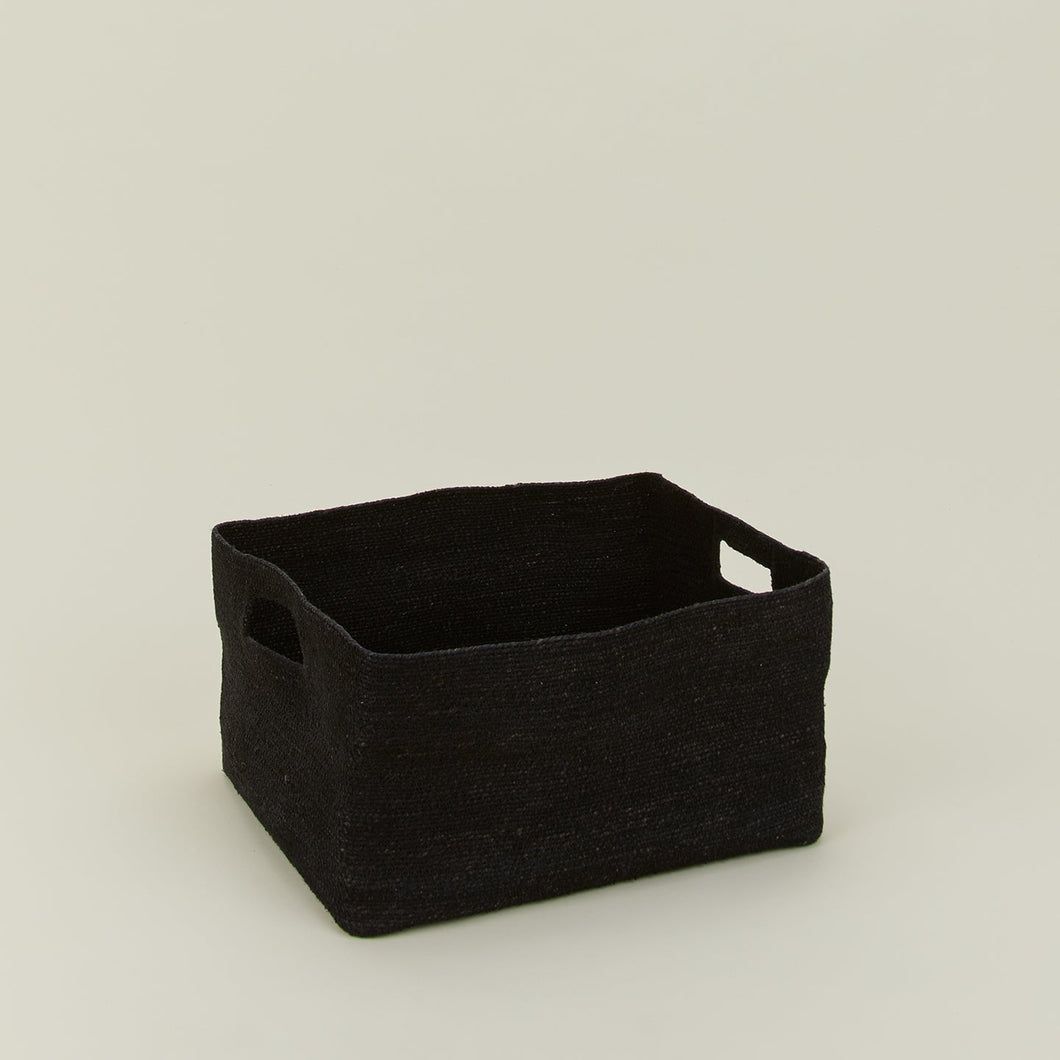 Essential Low Basket Baskets Hawkins New York Black 