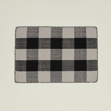 Load image into Gallery viewer, Simple Plaid Rug Area Rugs Hawkins New York Light Grey/Black 2&#39; x 3&#39; 
