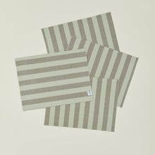 Load image into Gallery viewer, Essential Striped Placemat , Set of 4 Placemats Hawkins New York Olive/Sage 
