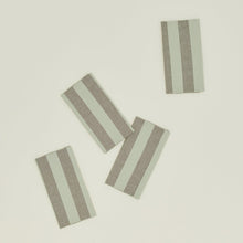 Load image into Gallery viewer, Essential Striped Dinner Napkin, Set of 4 Napkins Hawkins New York Olive/Sage 
