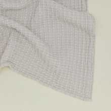 Load image into Gallery viewer, Simple Waffle Washcloth Wash Cloths Hawkins New York Light Grey 

