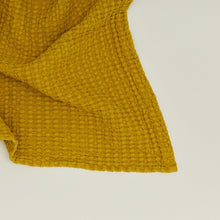 Load image into Gallery viewer, Simple Waffle Washcloth Wash Cloths Hawkins New York Mustard 
