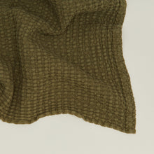 Load image into Gallery viewer, Simple Waffle Washcloth Wash Cloths Hawkins New York Olive 
