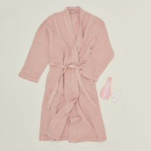 Load image into Gallery viewer, Simple Waffle Bath Robe Bath Towels Hawkins New York Blush Small 
