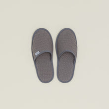 Load image into Gallery viewer, Simple Waffle Slippers Bath Towels Hawkins New York Dark Grey Small 
