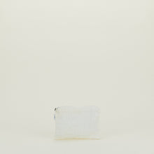 Load image into Gallery viewer, Simple Linen Zipper Pouch Bathroom Storage Hawkins New York Ivory Small 
