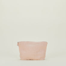 Load image into Gallery viewer, Simple Linen Zipper Pouch Bathroom Storage Hawkins New York Blush Large 
