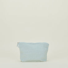 Load image into Gallery viewer, Simple Linen Zipper Pouch Bathroom Storage Hawkins New York Sky Large 
