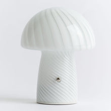 Load image into Gallery viewer, Portable Mini Glass Mushroom Lamp, White lighting Humber 
