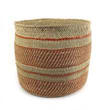 Load image into Gallery viewer, Auburn Stripe Iringa Baskets Storage Baskets Powered by People 
