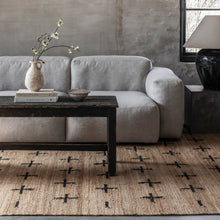Load image into Gallery viewer, Jute Cross Area Rugs Nordic Knots 
