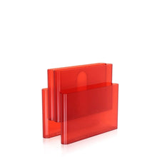 Load image into Gallery viewer, Magazine Rack Kartell Orange Red 
