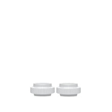 Load image into Gallery viewer, Lyngby Tealight Holder, White 2 Piece Set Candle Holders Lyngby 
