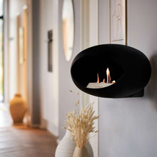 Load image into Gallery viewer, Bioethanol Wall Fireplace, Black Fireplace Le Feu 
