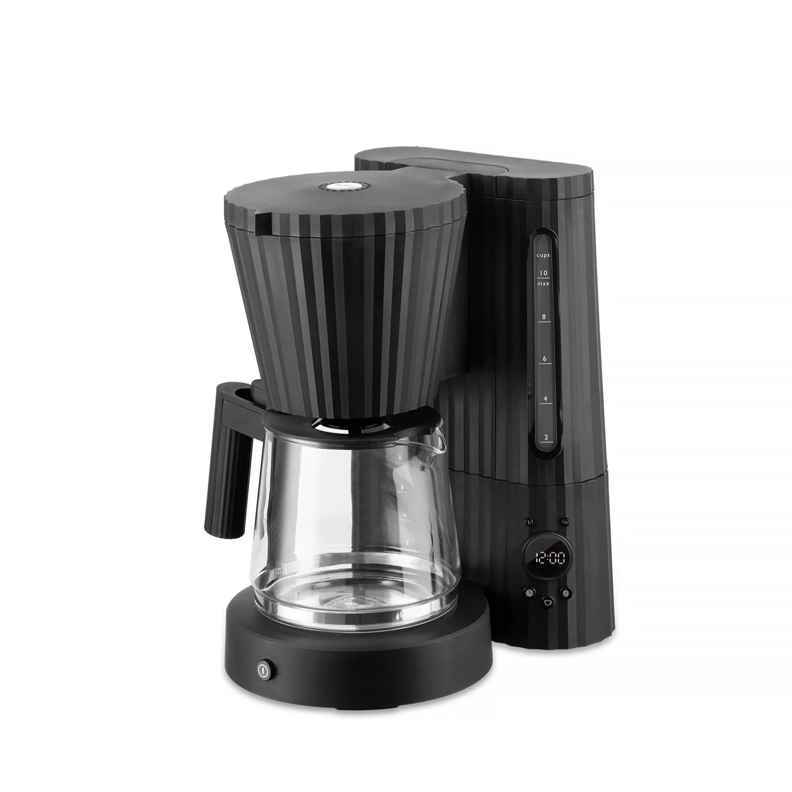 Plissé Drip Coffee Maker Coffee Makers Alessi Black 