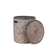 Load image into Gallery viewer, Black Malawi Basket - Medium Storage Baskets Powered by People 
