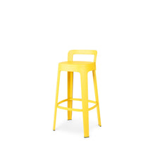 Load image into Gallery viewer, Ombra Stool with Backrest Bar Stools RS Barcelona Yellow Bar 
