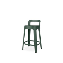 Load image into Gallery viewer, Ombra Stool with Backrest Bar Stools RS Barcelona Green Counter 
