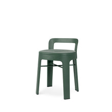 Load image into Gallery viewer, Ombra Stool with Backrest Bar Stools RS Barcelona Green Low 
