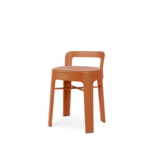 Load image into Gallery viewer, Ombra Stool with Backrest Bar Stools RS Barcelona Terracotta Low 
