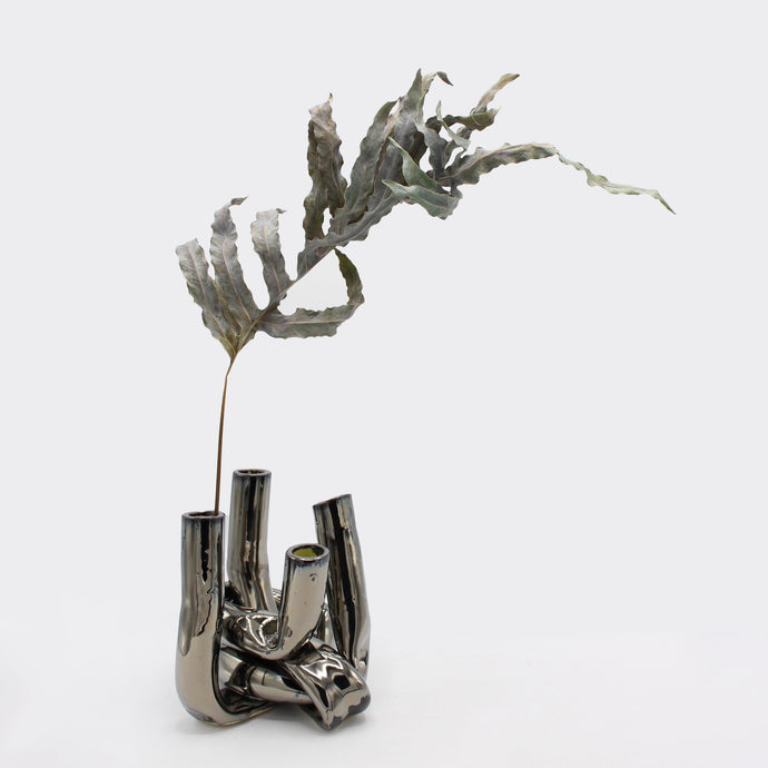 Mirroring | Limited Edition Palladium Vase 5 Julia Elsas 