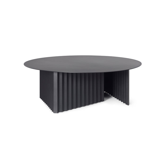 Plec Round Occasional Table, Quickship Side Tables RS Barcelona Black Large 