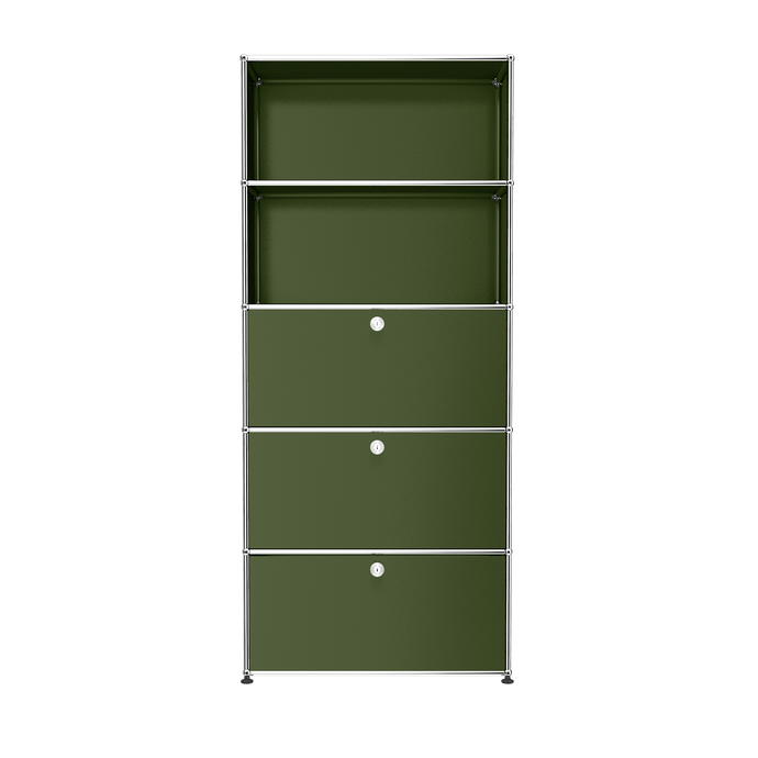 Q118 Shelving Shelving USM Olive Green 