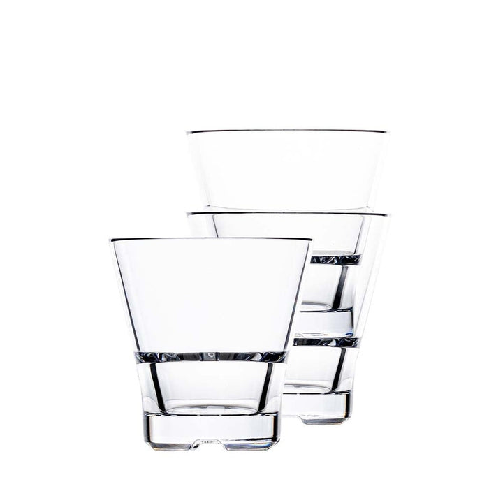Club Stack Rocks Glass - Set of 6 Outdoor Drinkware Bold Drinkware 