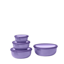 Load image into Gallery viewer, Cirqula Storage Box - Set of 4 Food Containers Mepal Lilac 
