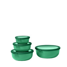 Load image into Gallery viewer, Cirqula Storage Box - Set of 4 Food Containers Mepal Vivid Green 
