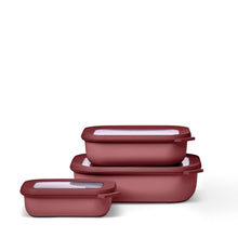 Load image into Gallery viewer, Cirqula Storage Box - Set of 3 Food Containers Mepal Mauve 
