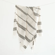 Load image into Gallery viewer, Aden Throw - Natural / Grey Throws Powered by People 
