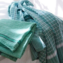Load image into Gallery viewer, Found Towels with Crosshatch and Stripe, Set of 2 Sir|Madam 
