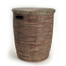 Load image into Gallery viewer, Black Flat Lid Basket - Large Storage Baskets Powered by People 
